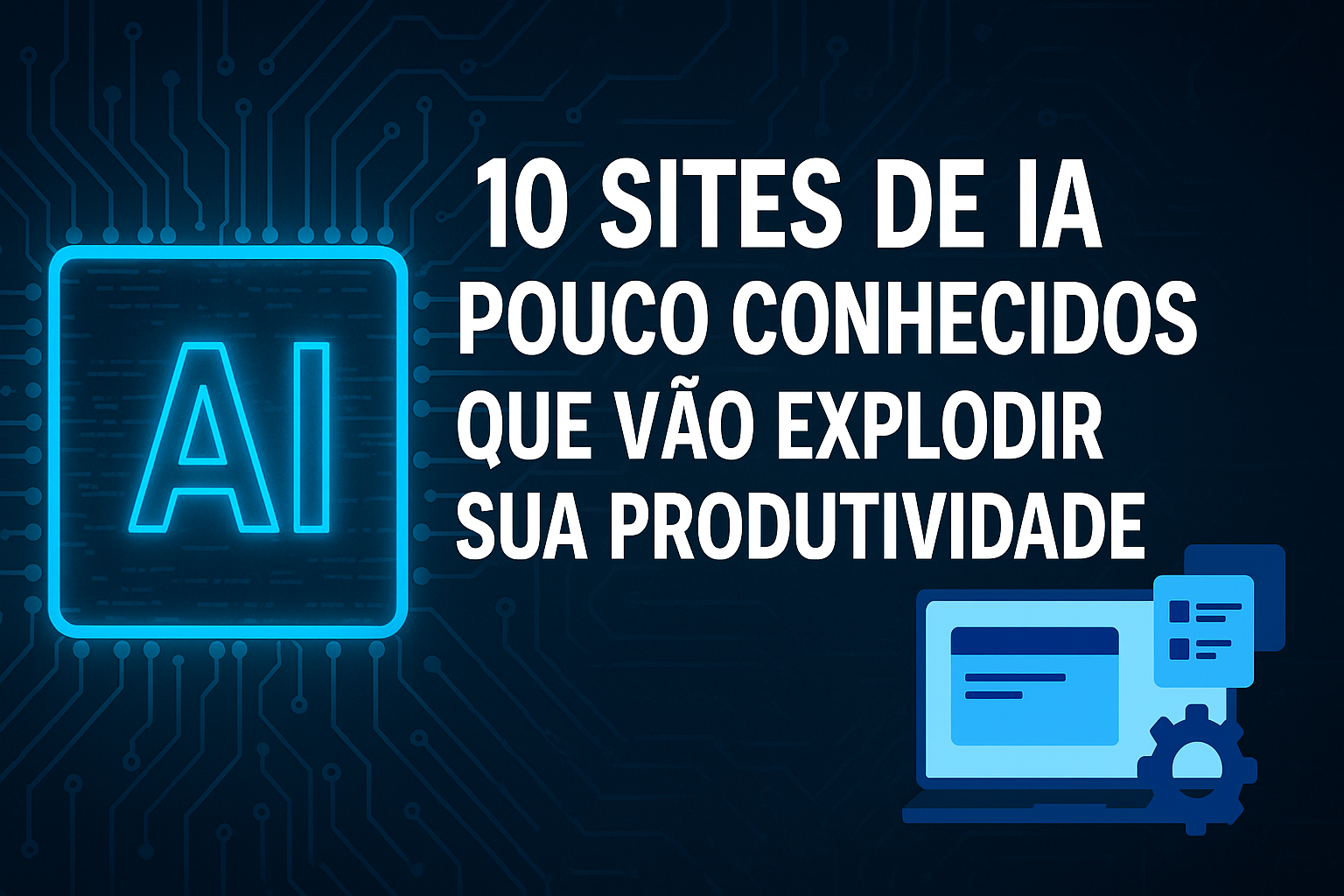 🔮 10 Sites de IA Pouco Conhecidos Que Vão Explodir sua Produtividade